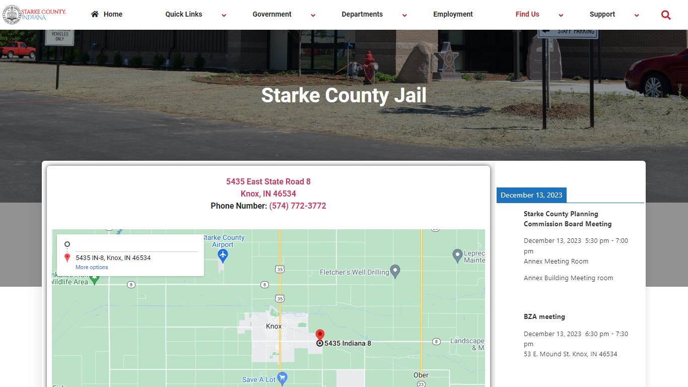 Starke County Jail – Starke County Indiana